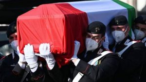 funeral of the italian ambassador