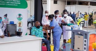Ghanaian president Nana Akufo-Addo vaccinated against covid-19