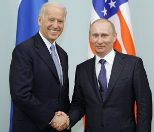 Joe Biden and Vladmir Putin