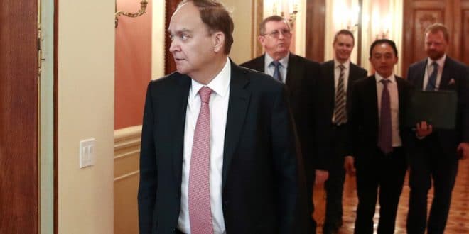 Russian ambassador will leave Washington on Saturday