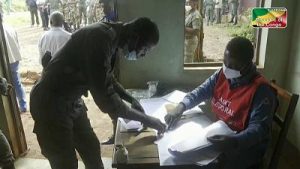 Security forces begin presidential election in Congo