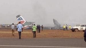 plane crash in sudan