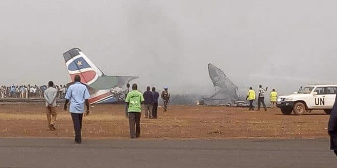 plane crash in sudan