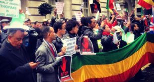 Ethiopians demonstrate against migrant abuse in Saudi Arabia
