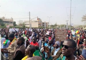 protest in Mali