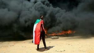security forces fire live bullets at protesters in Sudan
