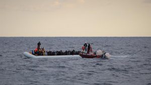 Senegal navy saves migrants from a capsized boat