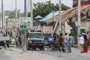 suicide attack on a security convoy in Somalia