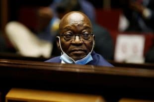 a court orders Jacob Zuma return to jail