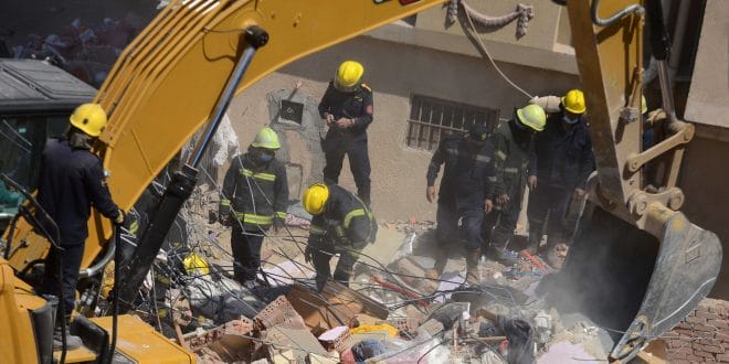 building collapse kills three children in Egypt
