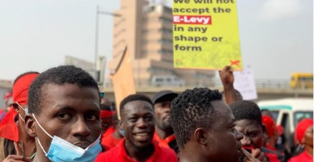 Ghana: protest against controversial e-tax bill