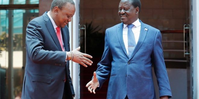 Kenya: President Uhuru Kenyatta backs opposition leader's candidacy