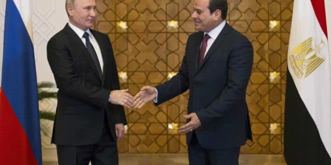 Diplomacy: Putin and Sisi discuss strengthening ties