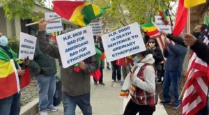 Ethiopians demonstrate against possible US sanctions