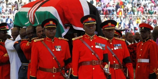 African Heads of State in Kenya for ex-president Kibaki's funeral