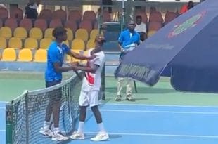 Ghana: losing French tennis player slaps his rival