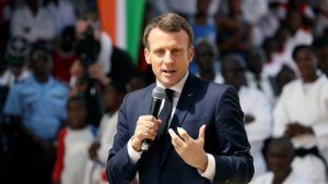 French President Macron denounces Russian influence on Africa