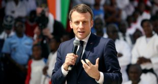 French President Macron denounces Russian influence on Africa