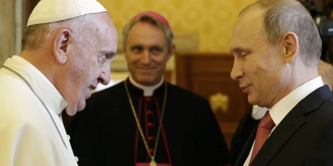 Special request from Pope Francis to Vladimir Putin