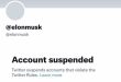 Twitter announces reinstatement of suspended accounts