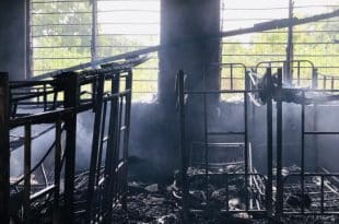 Schoolgirl dormitory destroyed by fire in Ghana