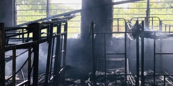 Schoolgirl dormitory destroyed by fire in Ghana