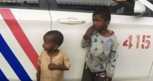 Nigeria: police come to the rescue of 2 abandoned children
