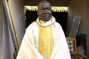 A catholic priest burned alive in Nigeria