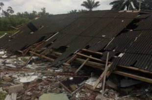 Ghana: a 2-year-old girl died after a church collapsed