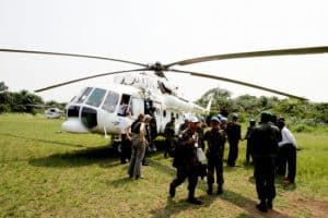 U.N. suspends flights in Congo's North-Kivu province