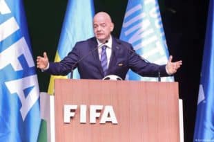 Gianni Infantino re-elected as FIFA President
