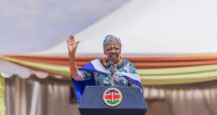 Kenya's first lady declares prayers against homosexuality