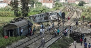 Two dead and 16 injured in a train accident in Egypt