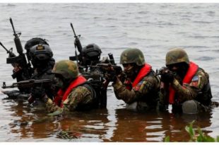 U.S. army conducts first maritime drills with West African forces