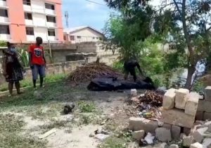 A corpse found floating in the Lafa River