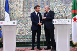 Algerian president announced in France next June
