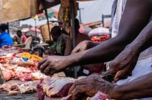 A meat seller died during a sale in Lagos