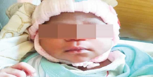 A day-old baby girl found on Lagos road