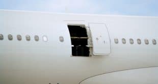 Airplane passenger opens aircraft door mid-flight