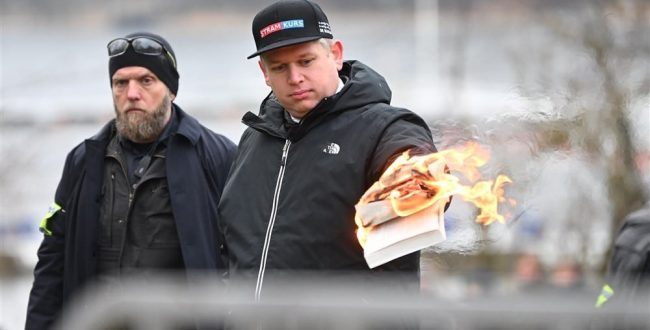 Swedish government condemns burning of Koran during protest