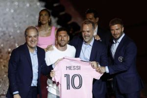 Football: Lionel Messi officially presented to his new club, Inter Miami