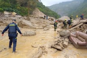 Heavy toll after a landslide in Colombia