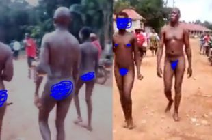 Pastor, wife, and daughter walk naked in public to imitate Adam and Eve