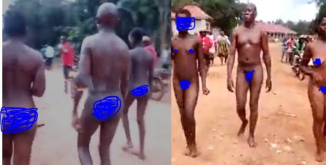 Pastor, wife, and daughter walk naked in public to imitate Adam and Eve