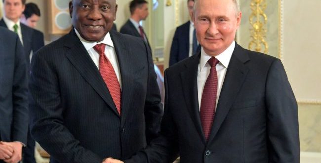 President Putin will not attend Brics summit in South Africa