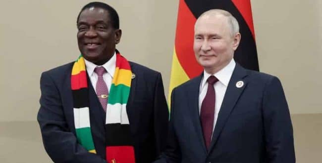 Vladimir Putin donates presidential helicopter to Zimbabwe