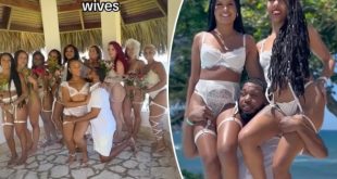 The web in shock after a man married 10 women on the same day