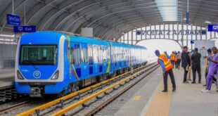Lagos metro train opens to public