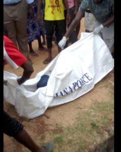 A boy electrocuted to death in Ghana