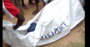A boy electrocuted to death in Ghana
